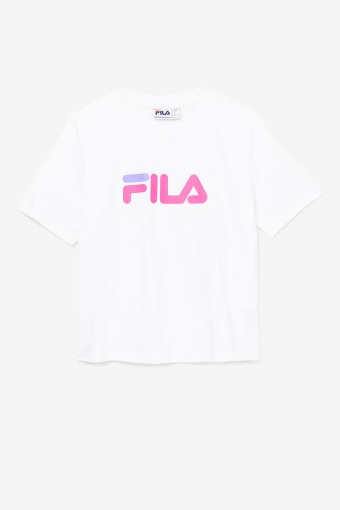 Fila Miss Eagle White T-Shirt Womens - NZ 63294-NWIX